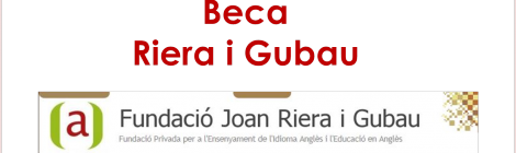 Guanyadora de la beca Riera i Gubau
