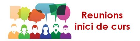Reunions inici de curs 2018-2019