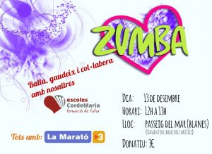 CARTELL ZUMBA MARATÓ TV3 2015